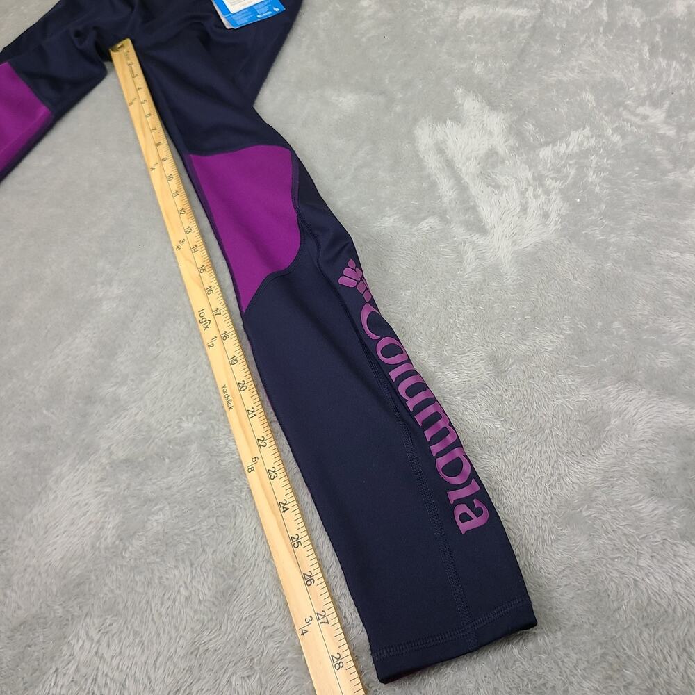 Women's Columbia Lodge Colorblock Tights Outdoors Omni Wick Hiking Sz Small NWT - Picture 8 of 10